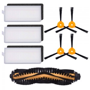N79 N79S N79W and Deebot 500 Maintenance Set Main Brush Side Brush Filter for Ecovacs Vacuum Cleaner Parts Replacement Usage